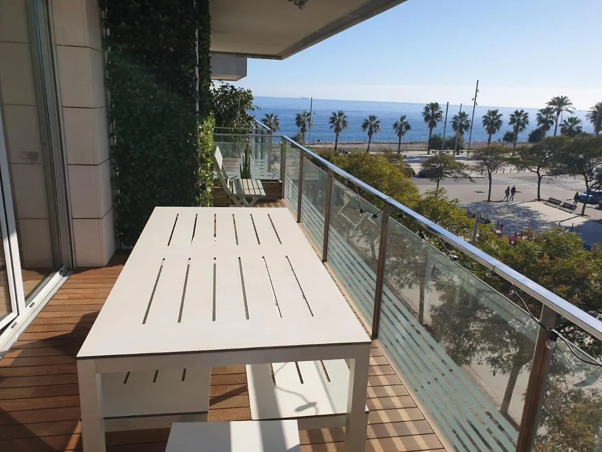 Apartamento Completo Con Piscina Terraza Vistas Del Mar Badalona 0*,  Spain